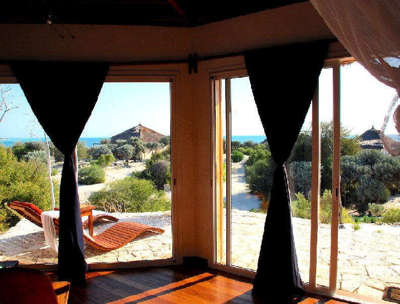 View from the lodge at Anakao beache in Tulear
