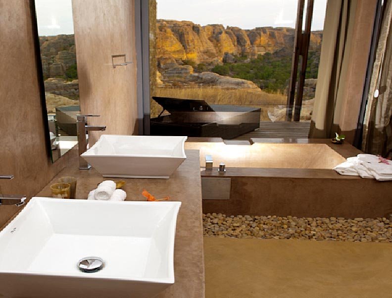 Room view at Isalo rock lodge - a deluxe accommodation
